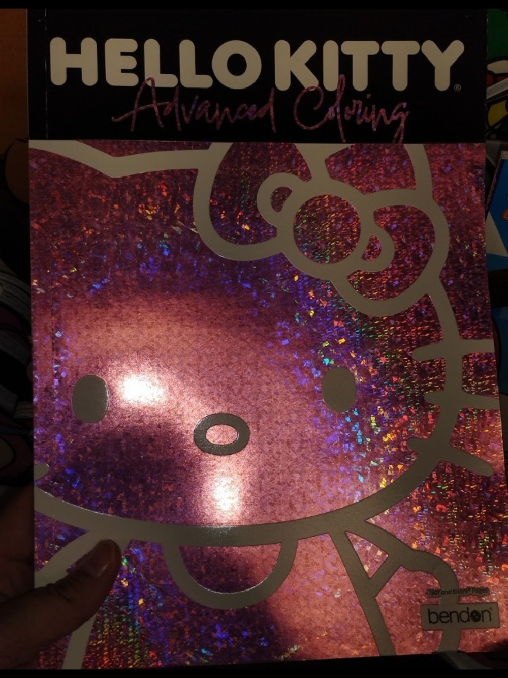 Hello Kitty Pink Holographic Sticker Sheet